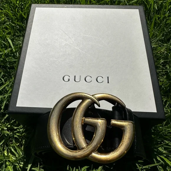 Authentic Gucci GG Marmont Belt - Picture 2 of 16